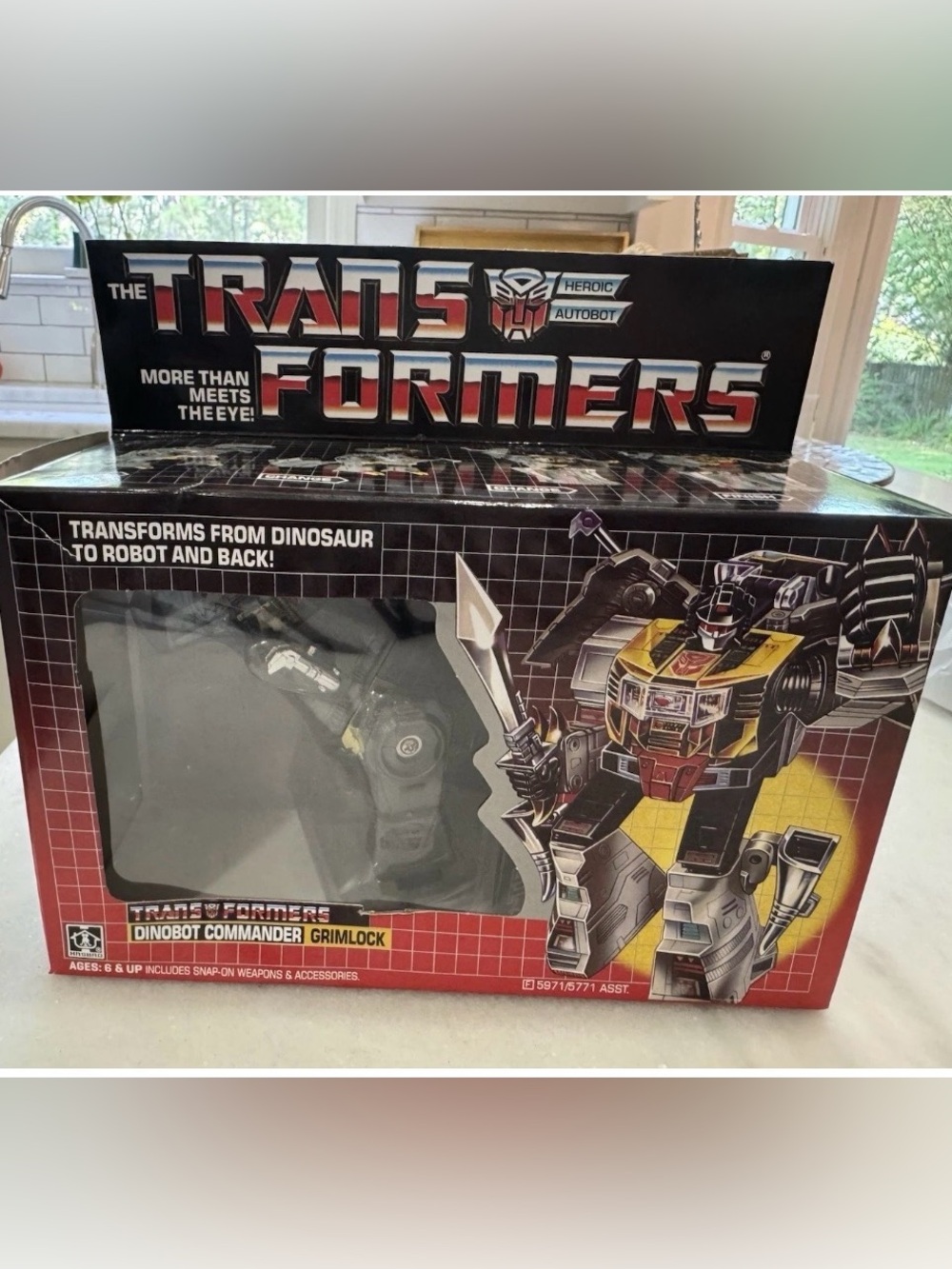 Transformers G1 Grimlock Hasbro Takara Japan Reissue Complete Box Dinobot 5971